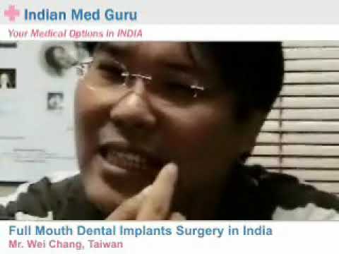 Dentists of Bangalore in India recommended for less cost Full mouth dental implants for restoring beautiful smile