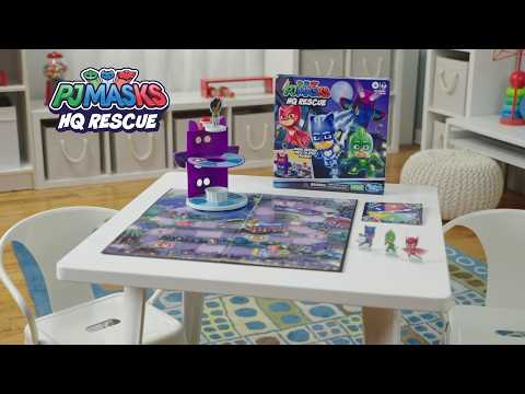 PJ Masks HQ Rescue Board Game for Kids Ages 4+ Fun Preschool Game, Includes 3D Plastic Tower thumbnail