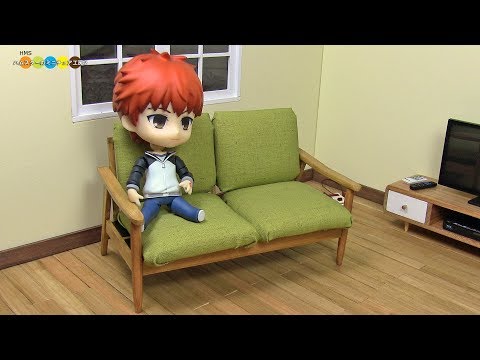 DIY Miniature Sofa　ミニチュアソファ作り Video