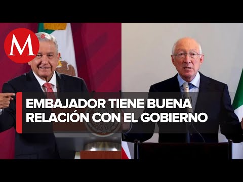 AMLO defiende a Ken Salazar de críticas; "es mi amigo, hombre bueno y sensato", dice