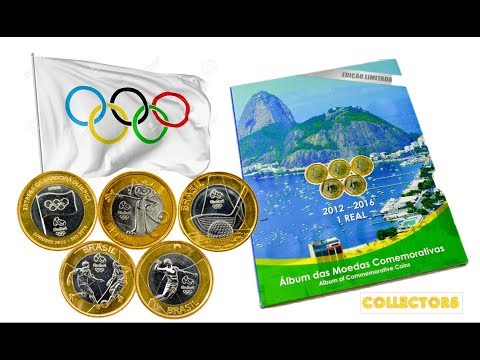 RIO 2016 - COLEÇÃO DE MOEDAS DAS OLIMPÍADAS