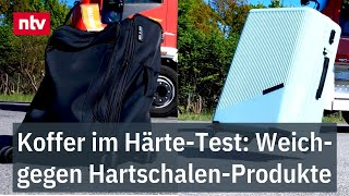 Koffer im Härte-Test – Weich- gegen Hartschalen-Produkte