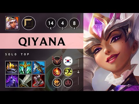 Qiyana Top vs Jayce - KR Grandmaster Patch 25.04