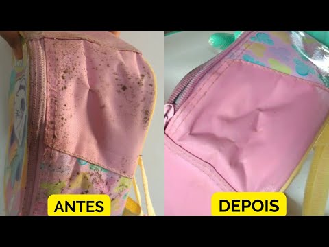 HOW TO CLEAN MOLD FROM A BAG WITH JUST 2 PRODUCTS, THIS VIDEO WILL SURPRISE YOU.