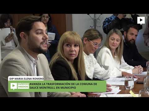 Dictamen favorable para la creación del municipio de Sauce Montrull