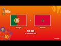 Portugal v Marrocos | Copa do Mundo FIFA de Futsal de 2021 | Partida completa