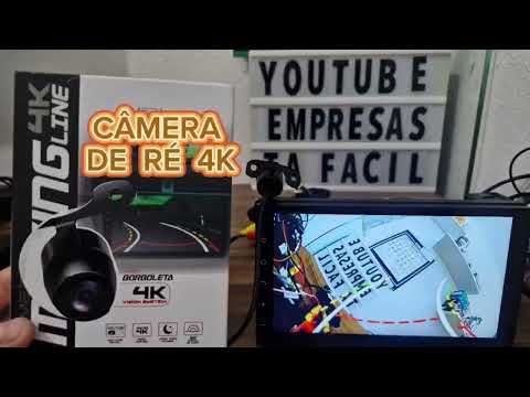 4K rear view camera with dynamic lines