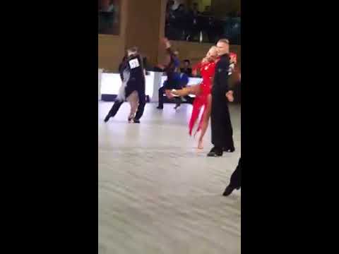 K. Burneikis - I. Šekaitė, LTU. World Ch. Youth 10 d, R. 2019 10 19, Ukraine.