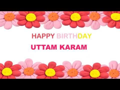 UttamKaram   Birthday Postcards & Postales - Happy Birthday
