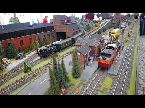 50 Jahre LGB: Die LGB Anlage der Freunde Niederrhein ausgestellt auf der Pressnitztalbahn