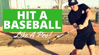 How To Hit A Baseball Like A Pro! - Baseball Hitting Tips