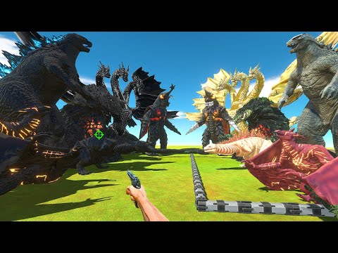 FPS Avatar Rescues Kaiju Monsters and Fights Shadow Itself - Animal Revolt Battle Simulator