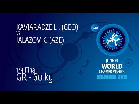 1/4 GR - 60 kg: K. JALAZOV (AZE) df. L. KAVJARADZE (GEO), 8-7