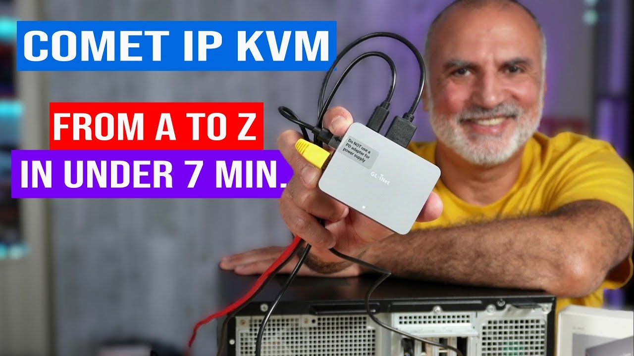 GL- iNET Comet IP KVM in under 7 minutes!