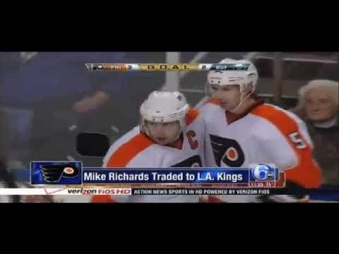 Flyers trade Mike Richards Jeff Carter...