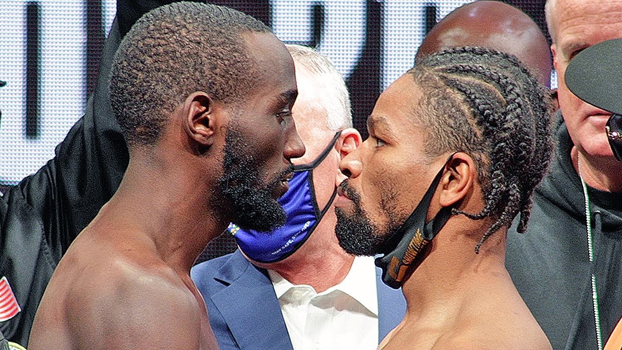 TERENCE CRAWFORD VS SHAWN PORTER - FULL WEIGH IN & FACE OFF (INTENSE!)