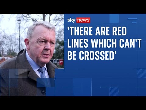 Denmark's foreign minister reacts to Trump's statement