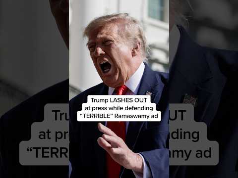 Trump LASHES OUT at press while defending 