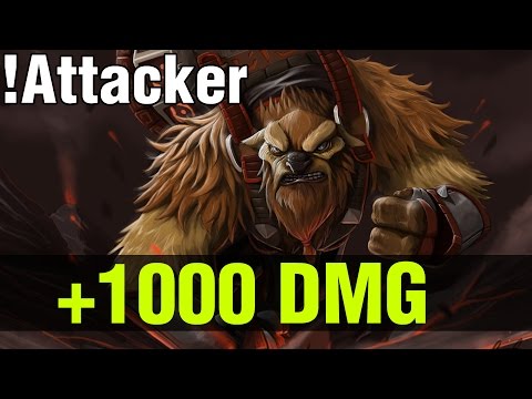 +1000 DAMAGE TO EARTHSHAKER !! - !Attacker - Dota 2