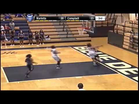 Campbell steals, but Marietta smacks the ball away.