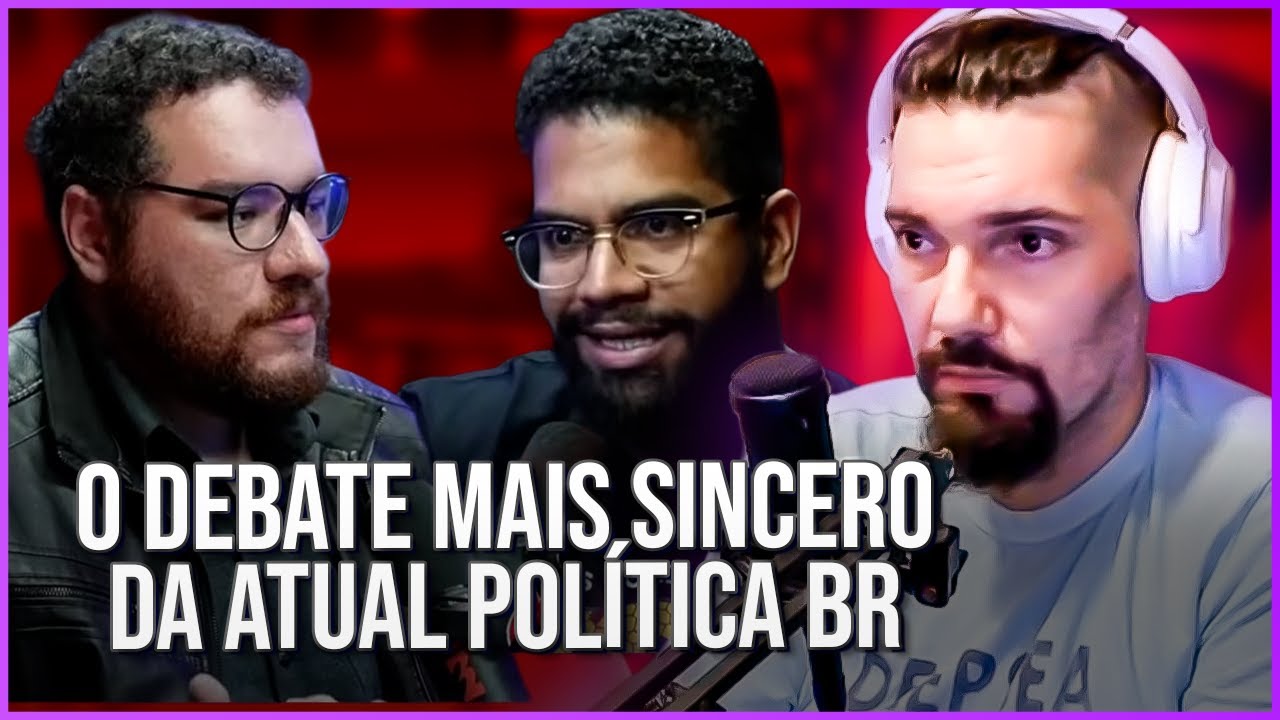 O react do MELHOR debate político do ano: Jones Manoel e Frederico Krepe | João Carvalho