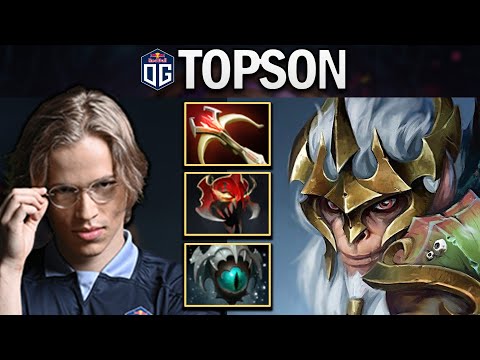 OG.TOPSON MONKEY KING - TRYING TO SAFELANE - DOTA 2 7.27 GAMEPLAY