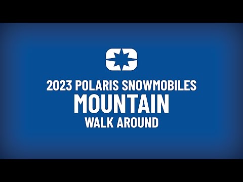 2023 Polaris Snowmobile Mountain Walkaround - Polaris Snowmobiles