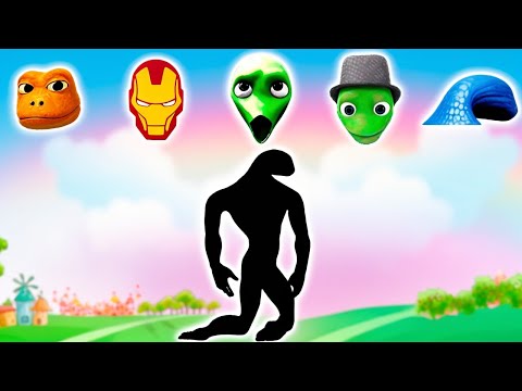 Anti-Patila Wrong Heads Patila and Dame tu Cosita - Anti-Patila Challenge Shadow Head Game Dance