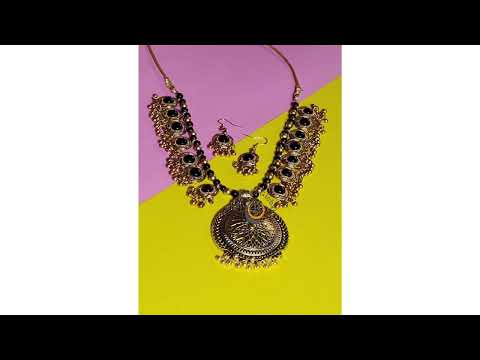 Pearl jewellery pendant set