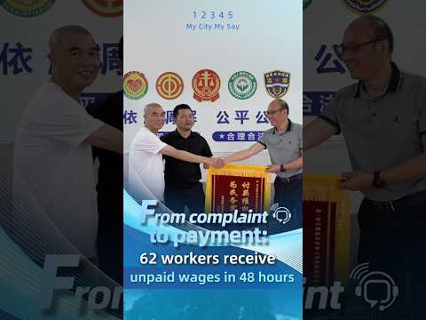 From complaint to payment: 62 workers receive unpaid wages in 48 hours