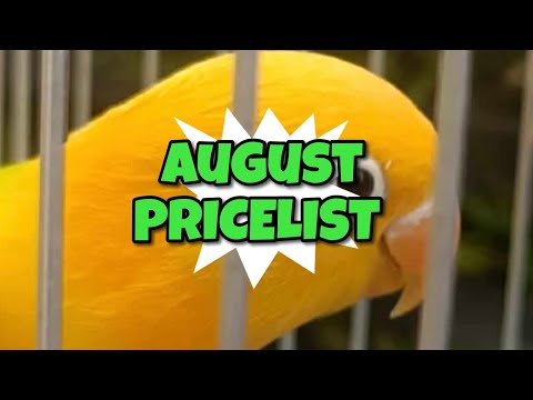 August PRICELIST 2025