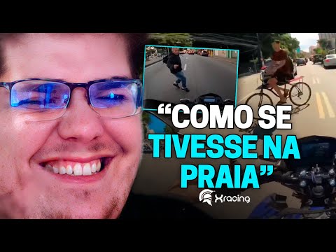 CASIMIRO REAGE: SUSTOS DE MOTO (EP. 155) SÓ NARRADOR DE QUALIDADE - XRACING | Cortes do Casimito