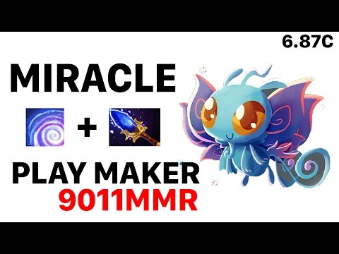 Dota 2 - Miracle- The Play Maker at 9000 MMR Bracket