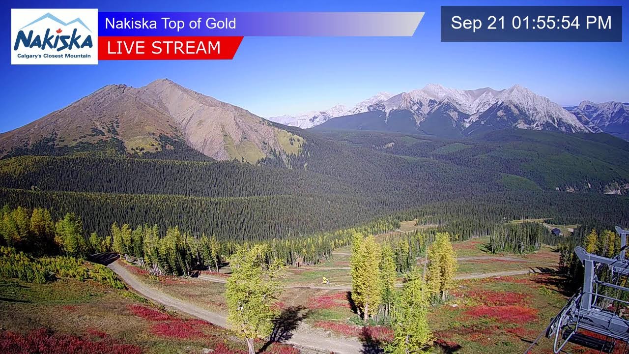 Nakiska webcam — Top Gold Chair Express