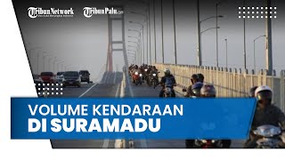 Volume Kendaraan Arus Mudik Lebaran 2022 Jembatan Suramadu, Didominasi Kendaraan Roda Dua