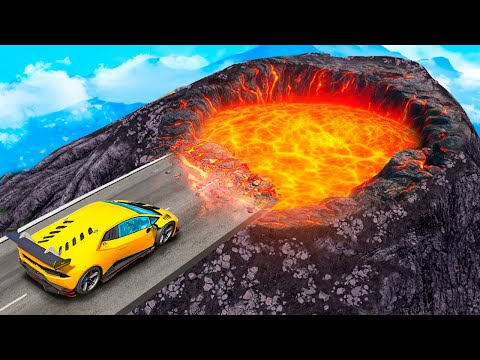 CAN CARS Survive a VOLCANO in GTA 5?