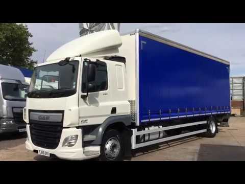 DAF CF 220 - 18 ton Curtain T/lift - Air suspension - Sleeper cab