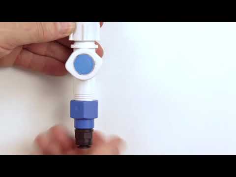 Installation process for the Purite Analyst water purification system