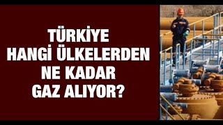 Türkiye hangi ülkelerden ne kadar gaz alıyor?