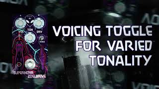 Video thumbnail for Supernova Zoeldrive - Overdrive / Boost Pedal from Interstellar Audio Machines by Interstellar Audio Machines