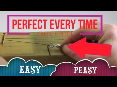 Sea fishing rig guide -Make Hook snoods exactly the Same Length