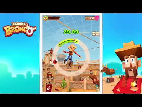 Blocky Bronco: Wild West Rodeo Video