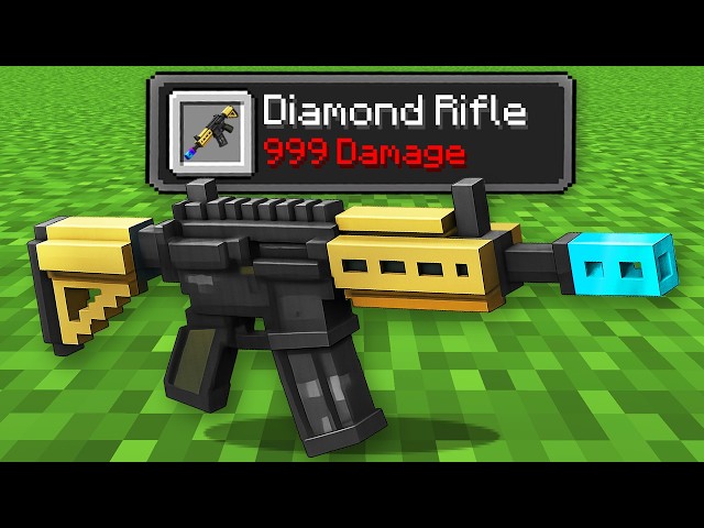 Minecraft, But I Secretly Added Guns... SDDEFAULT Thumbnail