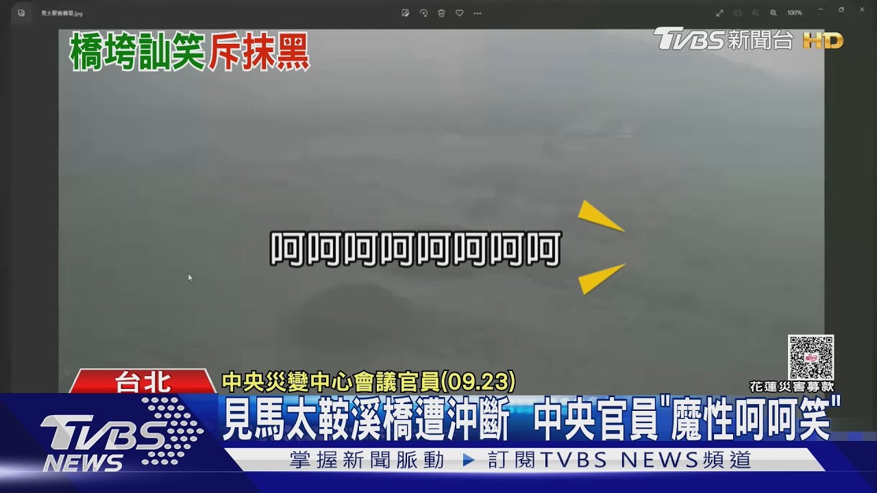 中央官員訕笑花蓮洪災　藍：劉世芳是妳嗎