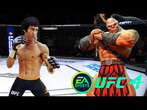 UFC4 Bruce Lee vs Goro Mortal Kombat EA Sports UFC 4 - Epic