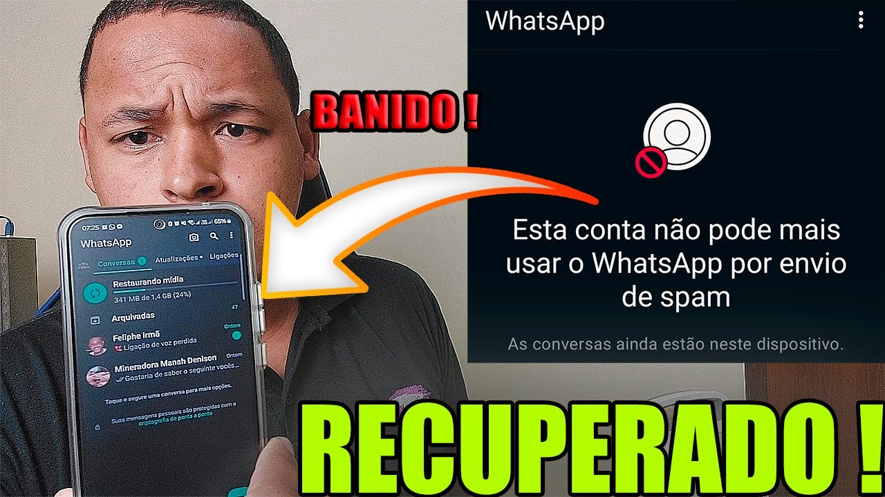 NOVO METODO PARA RECUPERAR WHATSAPP BANIDO POR ENVIO DE SPAM ENVIE CERTO A ANALISE E RECUPERE RÁPIDO