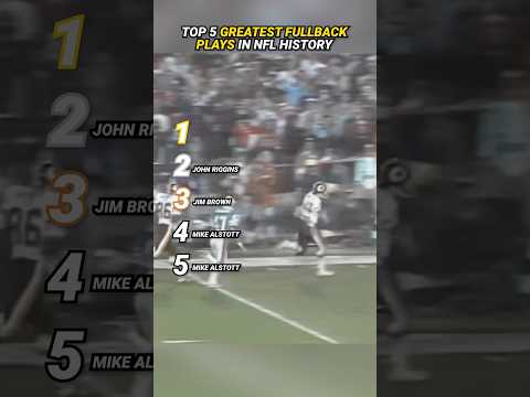 Greatest Fullback Plays in NFL History #shorts