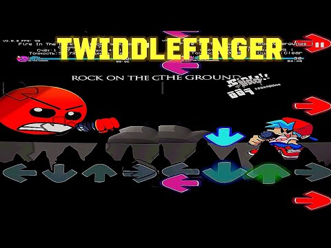 (FNF) ImitateDigits TWIDDLEFINGER Rock on the ground