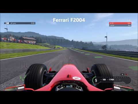 F1 2018 vs F1 2017 classic cars compared