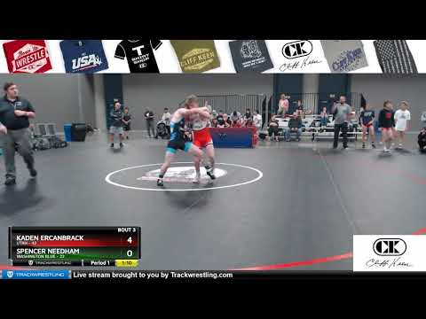 Mat 10 100 Kaden Ercanbrack Utah Vs Spencer Needham Washington Blue